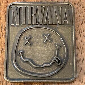 NIRVANA Logo Belt Buckle 2007 Collectible